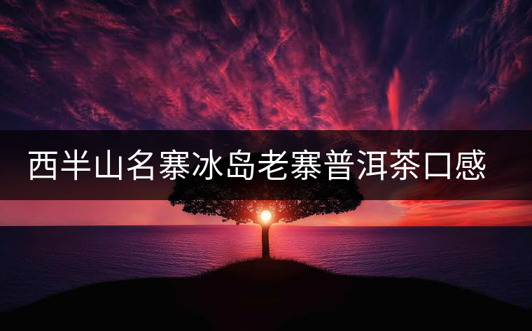 西半山名寨冰島老寨普洱茶口感特點 西半山名寨冰島老寨普洱茶口感特點