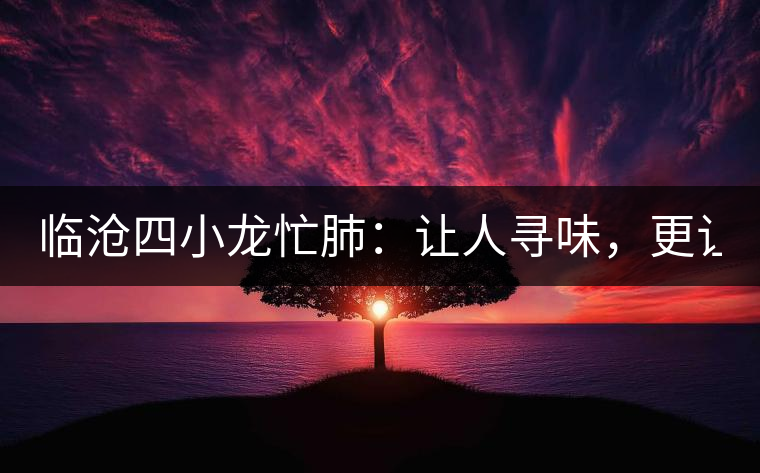 臨滄四小龍忙肺：讓人尋味，更讓人回味！