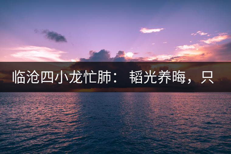 臨滄四小龍忙肺： 韜光養(yǎng)晦，只為綻放！