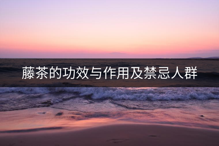 藤茶的功效與作用及禁忌人群 藤茶的功效與作用及禁忌人群