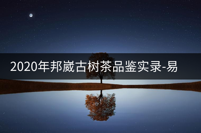 2020年邦崴古樹茶品鑒實(shí)錄-易武中聘號(hào) 2020年邦崴古樹茶品鑒實(shí)錄-易武中聘號(hào)