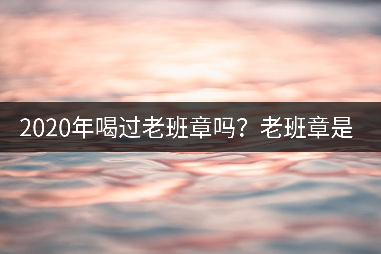 2020年喝過老班章嗎？老班章是什么味道？-易武中聘號