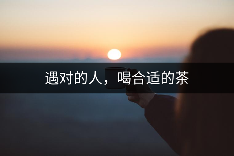遇對(duì)的人，喝合適的茶