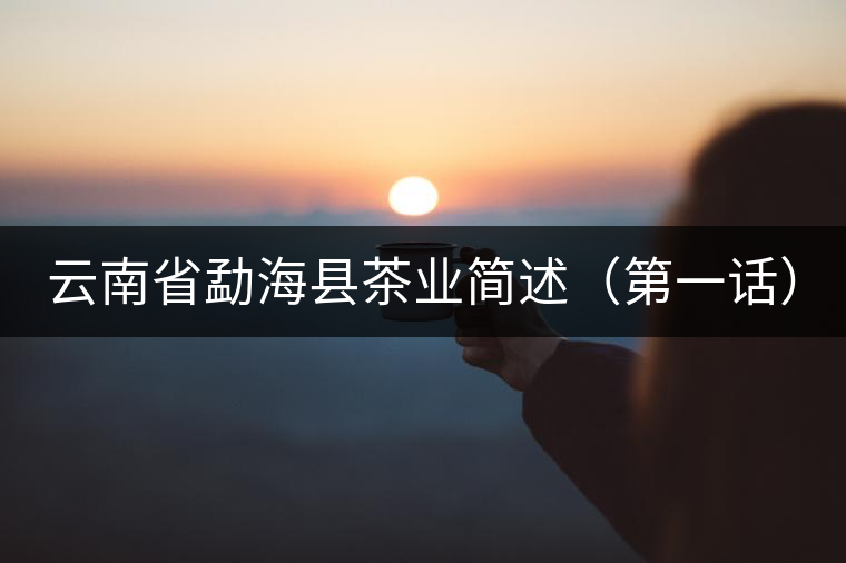 云南省勐海縣茶業(yè)簡述（第一話）