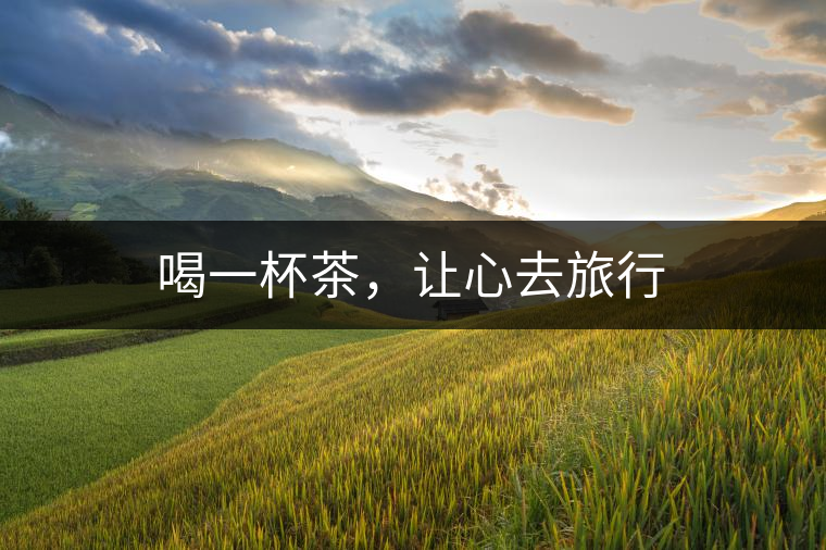 喝一杯茶，讓心去旅行
