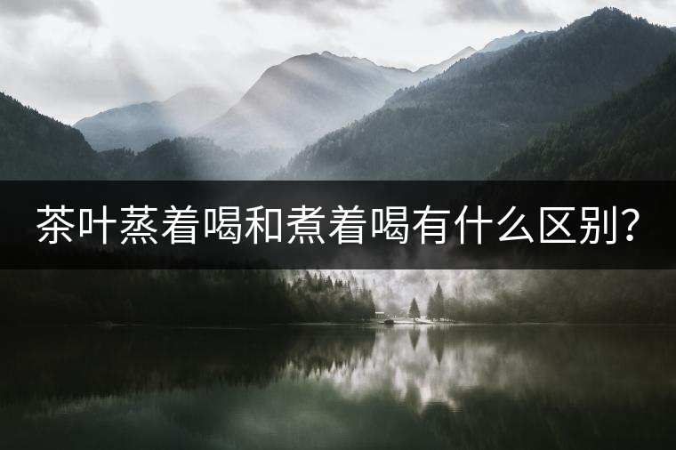 茶葉蒸著喝和煮著喝有什么區(qū)別？