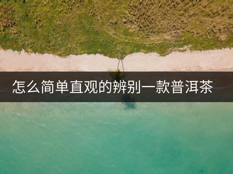 怎么簡(jiǎn)單直觀的辨別一款普洱茶的優(yōu)劣？