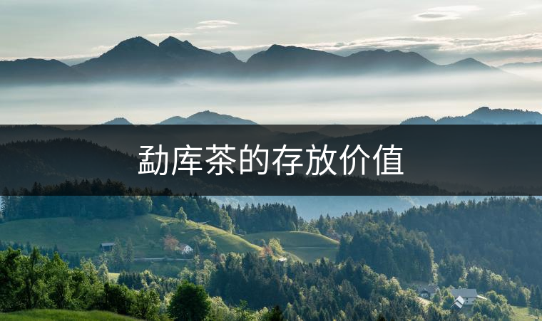 勐庫茶的存放價(jià)值 勐庫茶的存放價(jià)值