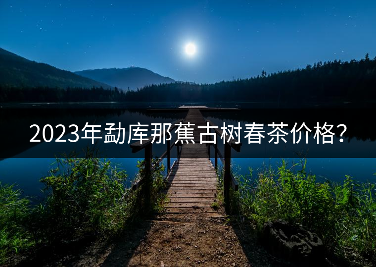 2023年勐庫那蕉古樹春茶價(jià)格？