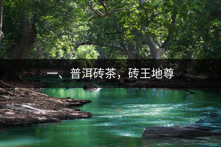 一、普洱磚茶，磚王地尊